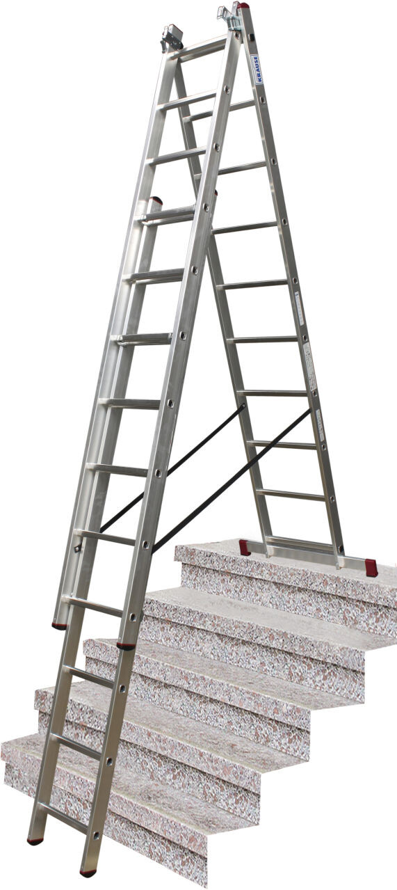KRAUSE CORDA drabina aluminiowa wielofunkcyjna na SCHODY 3x10 